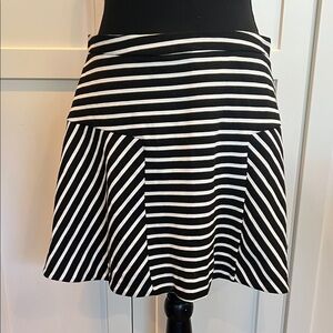 Candie's Black and White Striped Mini Skirt 7